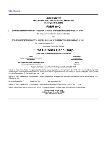 Vorschaubild Civista Bancshares
 10-Q Quartalsbericht  