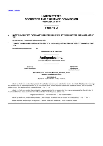 Thumbnail Agenus
 10-Q Quarterly Report FY 