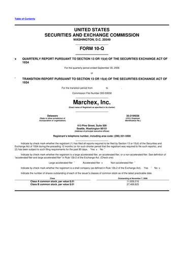 Vorschaubild Marchex 10-Q Quartalsbericht  