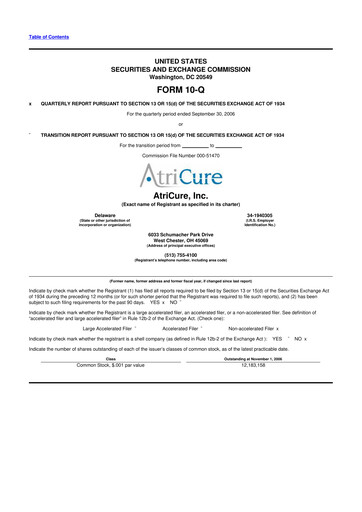 Thumbnail AtriCure 10-Q Quarterly Report FY 