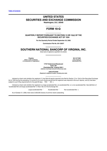 Vorschaubild Primis Financial 10-Q Quartalsbericht  