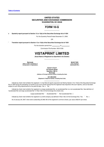 Thumbnail Cimpress 10-Q Quarterly Report FY 