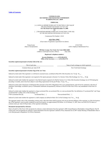 Thumbnail Howmet Aerospace
 10-K Annual Report 