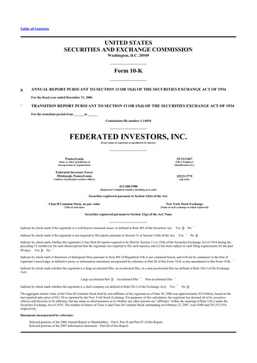 Thumbnail Federated Hermes
 10-K Annual Report 