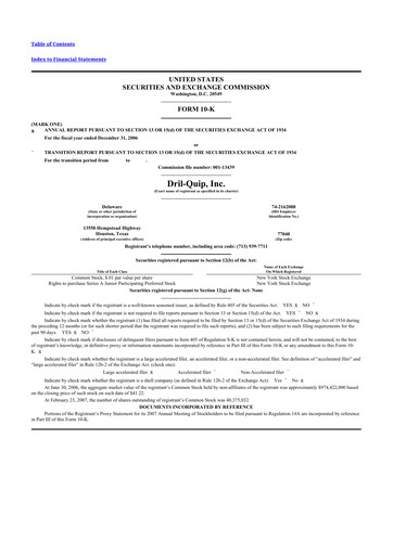 Miniature Innovex International 10-K Rapport annuel 