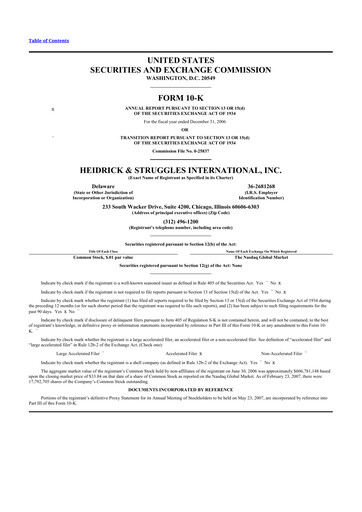 Thumbnail Heidrick & Struggles

 10-K Annual Report 