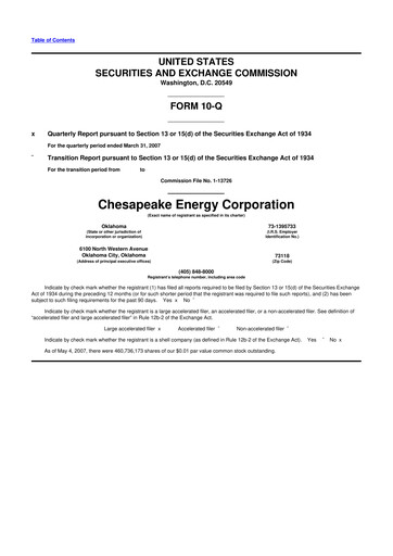 Miniature Expand Energy 10-Q Rapport trimestriel  