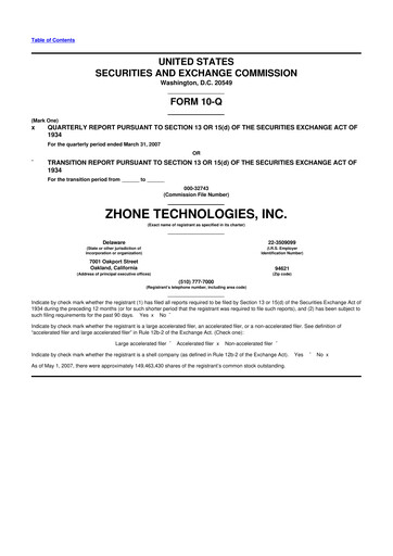 Miniature DZS Inc 10-Q Rapport trimestriel  