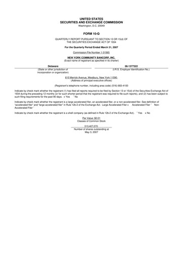 Thumbnail Flagstar Bank 10-Q Quarterly Report FY 