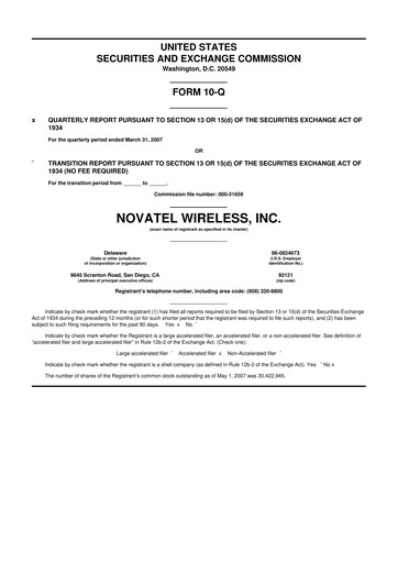 Vorschaubild Inseego 10-Q Quartalsbericht  