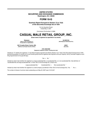 Vorschaubild Destination XL 10-Q Quartalsbericht  