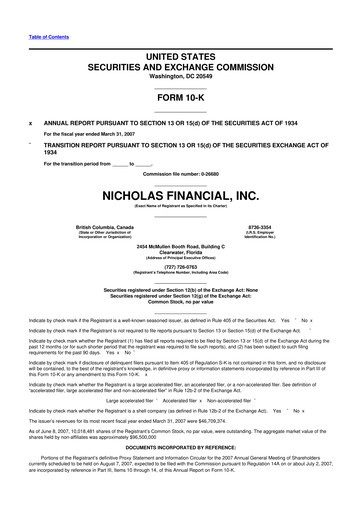 Thumbnail Old Market Capital Corporation 10-K Annual Report 