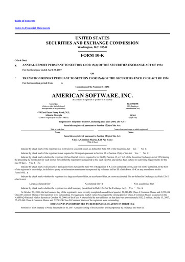 Thumbnail Logility Supply Chain Solutions 10-K Annual Report 