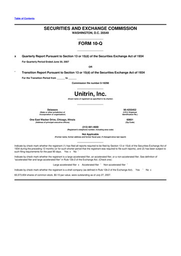 Vorschaubild Kemper 10-Q Quartalsbericht  