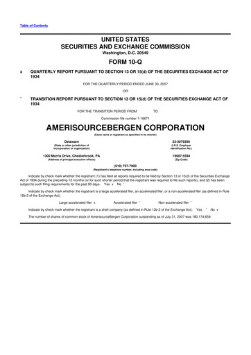Vorschaubild Cencora 10-Q Quartalsbericht  