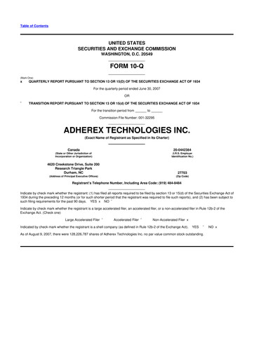 Miniature Fennec Pharmaceuticals 10-Q Rapport trimestriel  