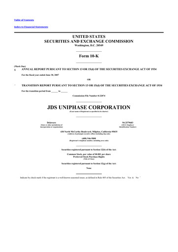 Thumbnail VIAVI Solutions
 10-K Annual Report 