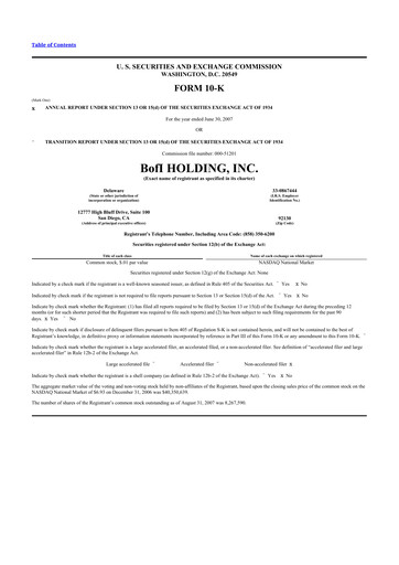 Thumbnail Axos Financial
 10-K Annual Report 