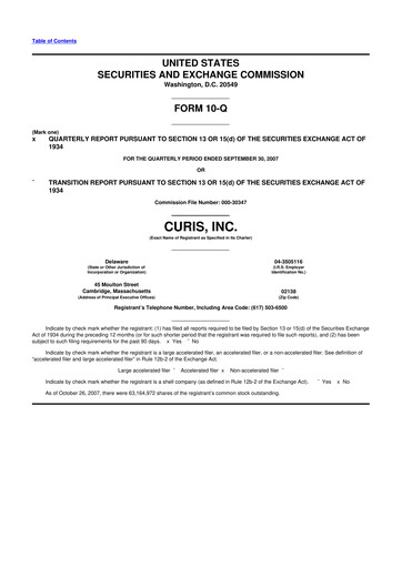 Thumbnail Curis 10-Q Quarterly Report FY 