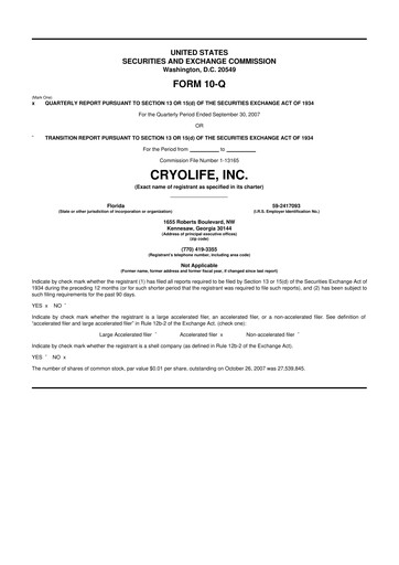 Thumbnail Artivion 10-Q Quarterly Report FY 