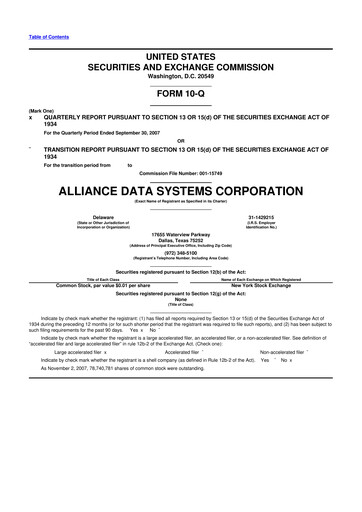 Thumbnail Bread Financial 10-Q Quarterly Report FY 