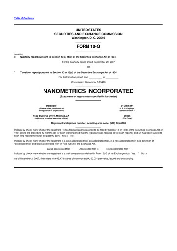 Thumbnail Onto Innovation 10-Q Quarterly Report FY 