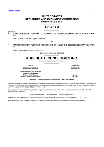 Miniature Fennec Pharmaceuticals 10-Q Rapport trimestriel  
