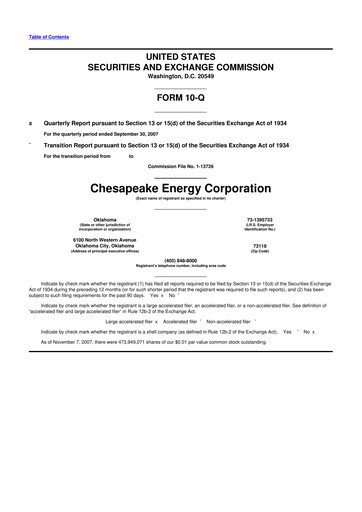 Miniature Expand Energy 10-Q Rapport trimestriel  