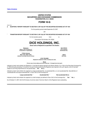 Thumbnail DHI Group 10-Q Quarterly Report FY 