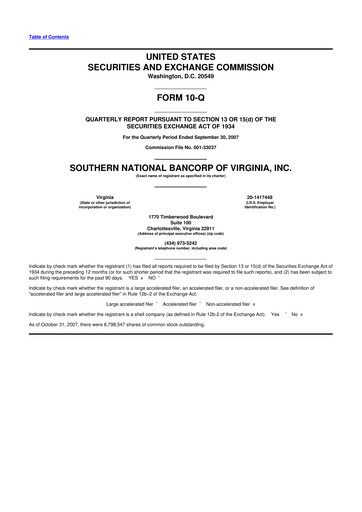 Vorschaubild Primis Financial 10-Q Quartalsbericht  