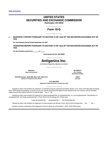 Thumbnail Agenus
 10-Q Quarterly Report FY 