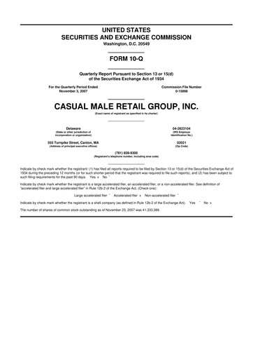 Vorschaubild Destination XL 10-Q Quartalsbericht  