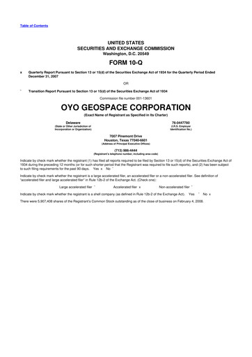 Thumbnail Geospace Technologies
 10-Q Quarterly Report FY 