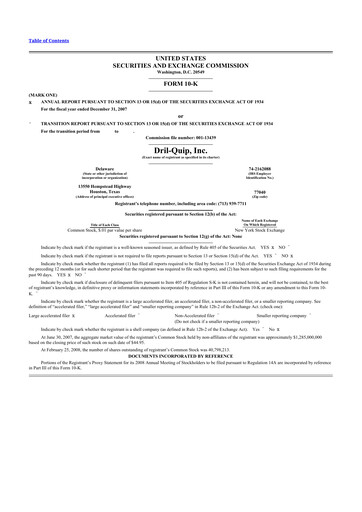 Miniature Innovex International 10-K Rapport annuel 