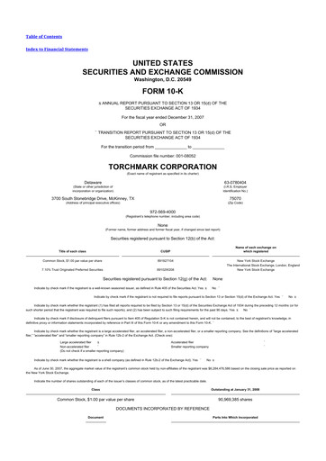 Vorschaubild Globe Life
 10-K Jahresbericht 