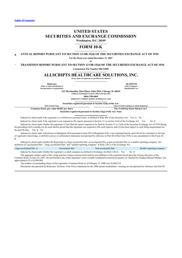 Thumbnail Veradigm 10-K Annual Report 