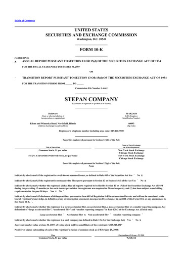Thumbnail Stepan Company
 10-K Annual Report 