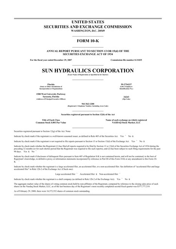 Thumbnail Helios Technologies 10-K Annual Report 