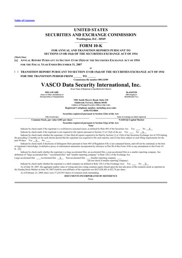 Thumbnail OneSpan 10-K Annual Report 