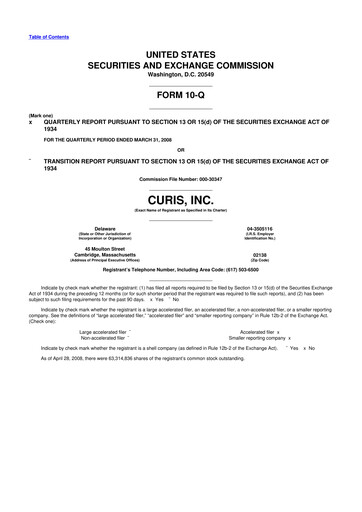 Thumbnail Curis 10-Q Quarterly Report FY 