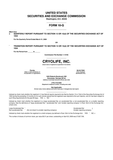 Thumbnail Artivion 10-Q Quarterly Report FY 