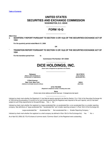 Thumbnail DHI Group 10-Q Quarterly Report FY 