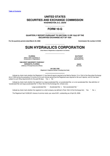Thumbnail Helios Technologies 10-Q Quarterly Report FY 