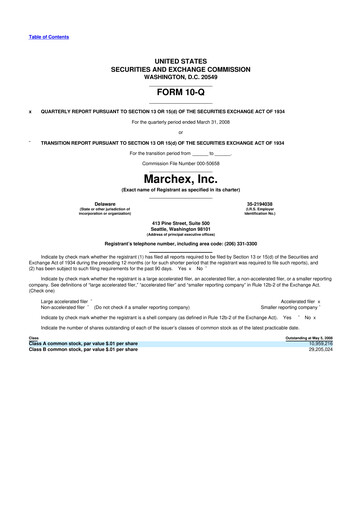 Vorschaubild Marchex 10-Q Quartalsbericht  