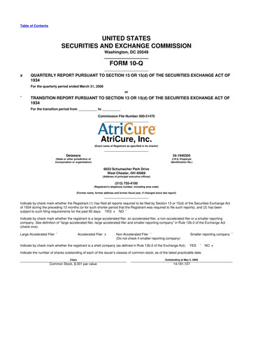 Thumbnail AtriCure 10-Q Quarterly Report FY 