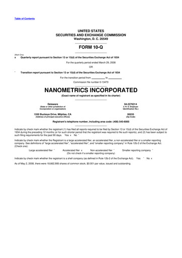 Thumbnail Onto Innovation 10-Q Quarterly Report FY 