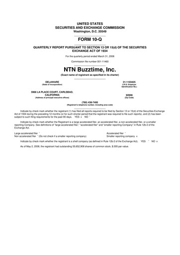 Thumbnail Eterna Therapeutics 10-Q Quarterly Report FY 