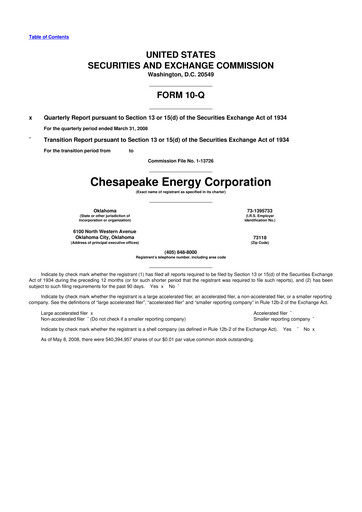 Miniature Expand Energy 10-Q Rapport trimestriel  