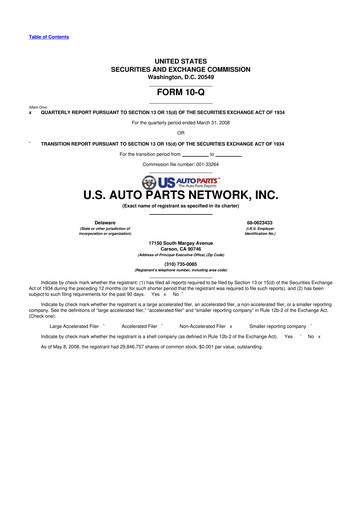 Thumbnail CarParts.com
 10-Q Quarterly Report FY 