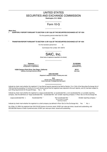 Thumbnail Leidos 10-Q Quarterly Report FY 